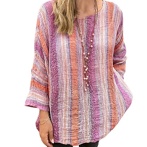 

Women's Daily T-shirt - Geometric Purple