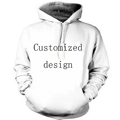 

Men's Casual Hoodie - Letter White US32 / UK32 / EU40