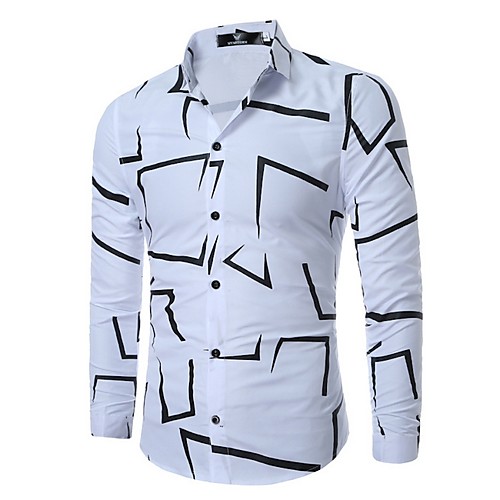 

Men's Daily Shirt - Geometric Black / Long Sleeve