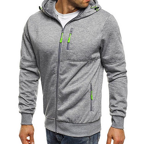 

Men's Casual Hoodie - Solid Colored Black US34 / UK34 / EU42