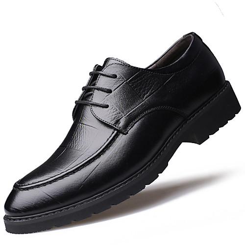 

Муж. Официальная обувь Кожа / Наппа Leather Весна лето / Наступила зима Деловые / На каждый день Туфли на шнуровке Дышащий Черный / Коричневый