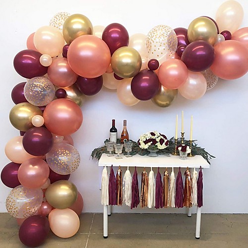 

конфетти воздушные шары гирлянда комплект для детского душа 1-й день рождения свадьба - 4 цвета