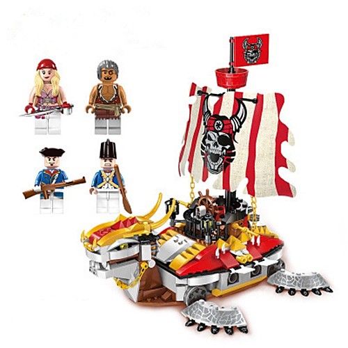 

ENLIGHTEN Конструкторы Наборы для моделирования Пираты Корабль Пираты Черная жемчужина совместимый Legoing Игрушки Подарок / Детские