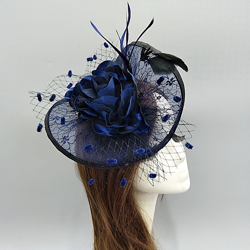 

Перья / Сеть / Ткань Fascinators / Головные уборы / Аксессуары для волос с Пух / Золотые наклепки 1 шт. Свадьба / Особые случаи Заставка