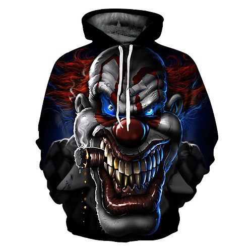 

Men's Casual Hoodie - Geometric Red US32 / UK32 / EU40
