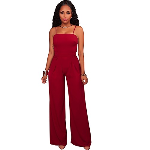 

Women's Red Green Romper Onesie, Solid Colored S M L