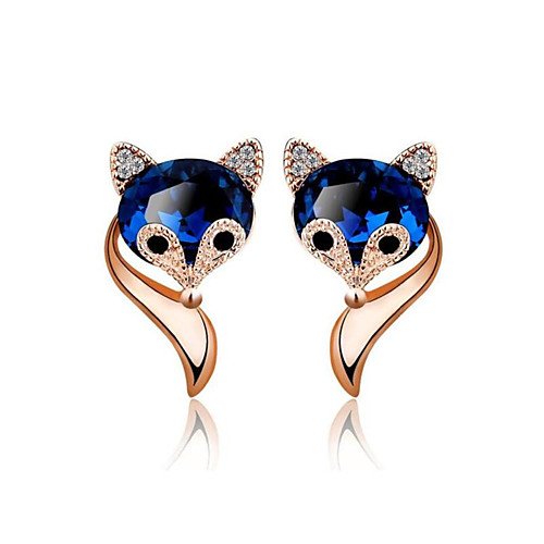 

Women's Earrings Geometrical Fox Stylish Gold Plated Earrings Jewelry Gold / Silver For Gift Daily 1 Pair