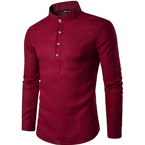 

Men's Daily Shirt - Solid Colored Black