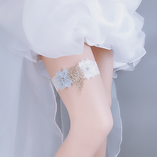 

Lace Wedding Wedding Garter With Crystals / Rhinestones Garters Wedding / Festival