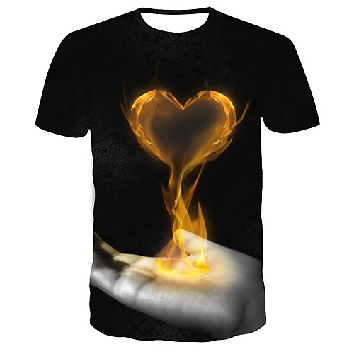 

Men's Daily T-shirt - 3D Print Black