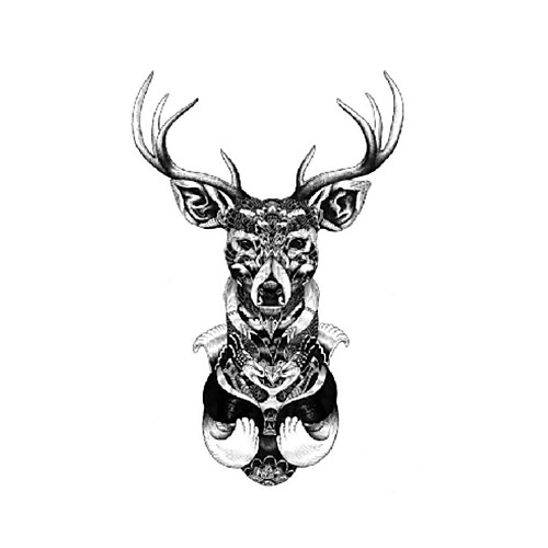 

1 pcs Temporary Tattoos Water Resistant / Disposable Face / Body Water-Transfer Sticker Tattoo Stickers