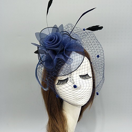 

Перья / Сеть Fascinators / Головные уборы / Аксессуары для волос с Пух / Цветы / Рюши / сборки 1 шт. Свадьба / Особые случаи Заставка