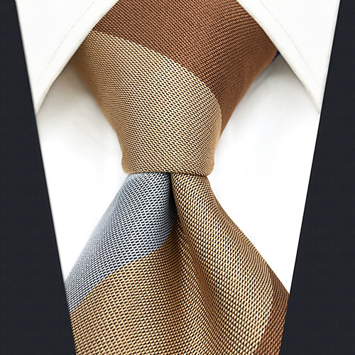 

Men's Party / Work / Basic Necktie - Striped / Jacquard