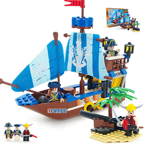 

ENLIGHTEN Конструкторы Наборы для моделирования Конструкторы Игрушки Пираты Корабль Пираты совместимый Legoing Мальчики Девочки Игрушки Подарок / Обучающая игрушка