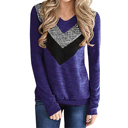 

Women's Daily T-shirt - Solid Colored Wine
