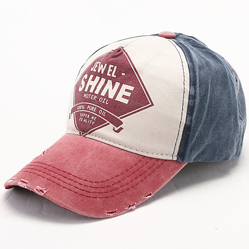 

Unisex Active Basic Cute Cotton Baseball Cap-Color Block Spring Summer