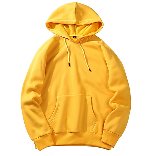 

Men's Basic Hoodie - Solid Colored Black US34 / UK34 / EU42