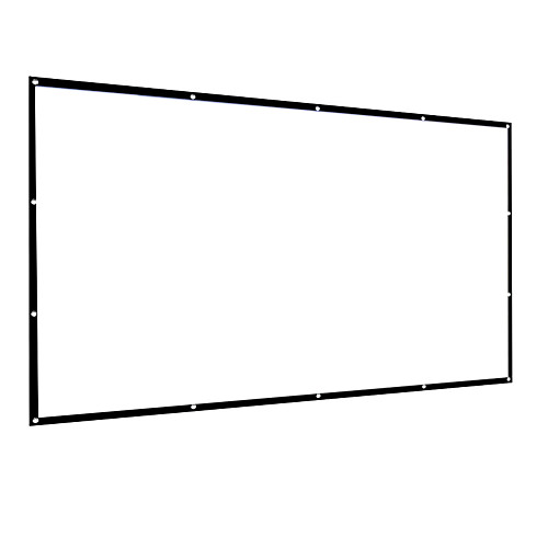 

120 Inch Projector Screen 169 HD Foldable Portable Anti-crease Projector Movies Screen for Home Theater