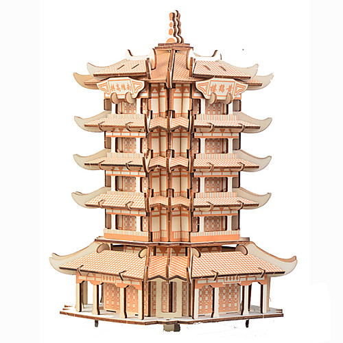 

3D Puzzle Wooden Puzzle Chinese Architecture Simulation Hand-made Wooden 230 pcs Kid's Adults' All Toy Gift