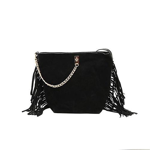 

Women's PU Crossbody Bag Solid Color Black / Brown