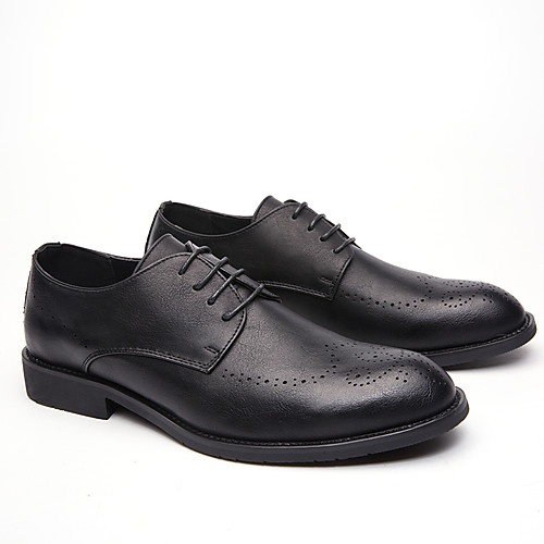

Men's Formal Shoes Nappa Leather Spring & Summer / Fall & Winter British Oxfords Non-slipping Black / Brown / Party & Evening