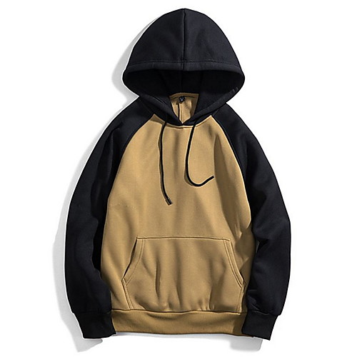 

Men's Basic Hoodie - Color Block Black US34 / UK34 / EU42