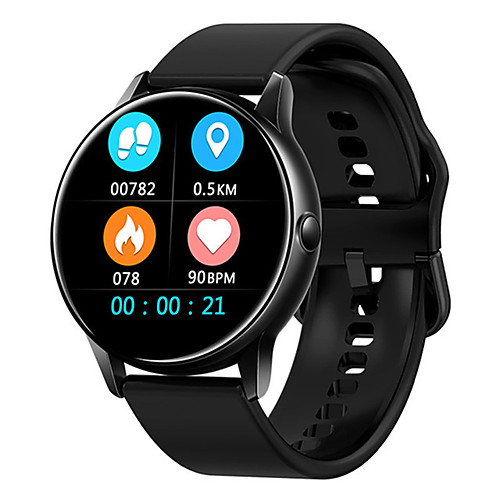 

Smartwatch Digital Modern Style Sporty Silicone 30 m Water Resistant / Waterproof Heart Rate Monitor Bluetooth Digital Casual Outdoor - Black White Gold