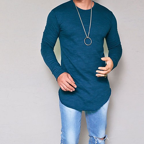 

Men's Daily T-shirt - Solid Colored Black