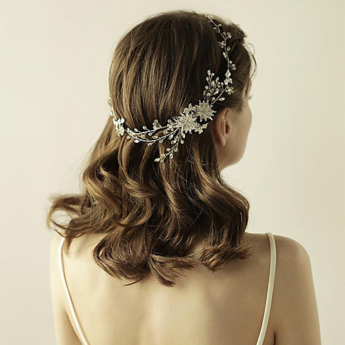 

Alloy Hair Accessory with Rhinestone / Glitter 1 Piece Wedding Headpiece