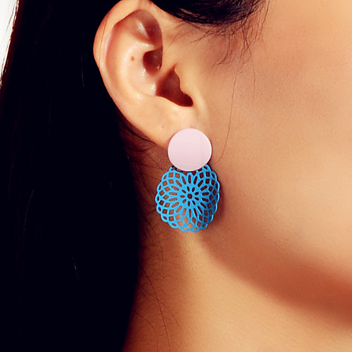 

Women's Earrings Geometrical Tree of Life Precious Artistic Asian Sweet Cute French Earrings Jewelry Navy For Party Graduation Gift Daily Holiday 1 Pair