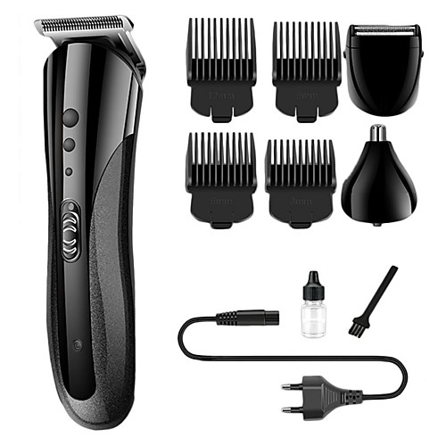 

KEMEI KM-1407 6 in 1 Hair Clipper Electric Shaver Multi Functional Razor Nose Rechargeable Hair Trimmer Cordless Men Barber Tool Cutter Kit
