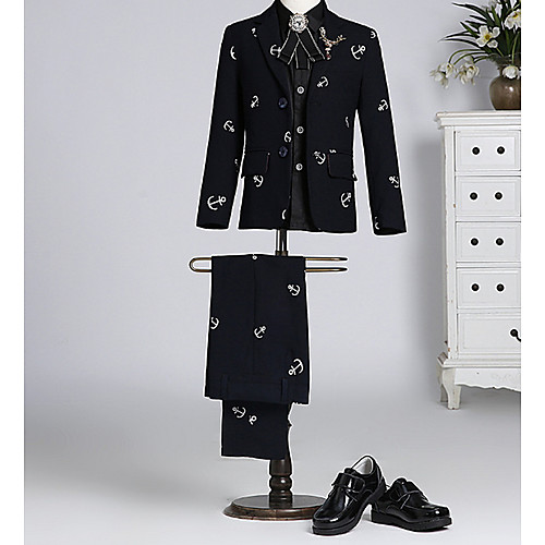 

Black Polyester Ring Bearer Suit - 1 Piece Includes Coat / Vest / Shirt