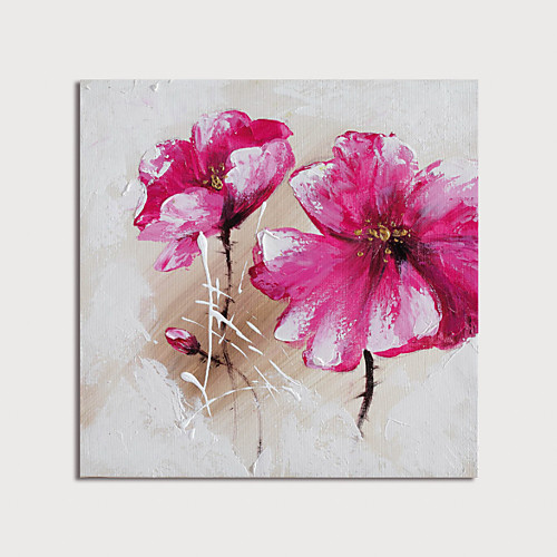 

Oil Painting Hand Painted - Floral / Botanical Modern Stretched Canvas