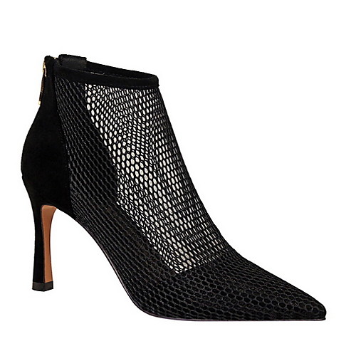 

Women's Heels Stiletto Heel Pointed Toe PU Spring & Summer Black / Red / Khaki