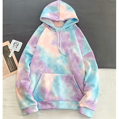 

Men's Basic Hoodie - Geometric Light Blue US32 / UK32 / EU40