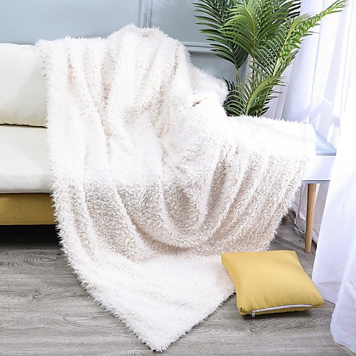 

Multifunctional Blankets, Solid Color Polar Fleece Comfy Blankets