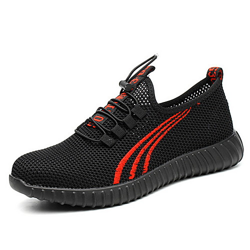 

Men's Comfort Shoes Tissage Volant Fall & Winter Athletic Shoes Running Shoes Color Block Black