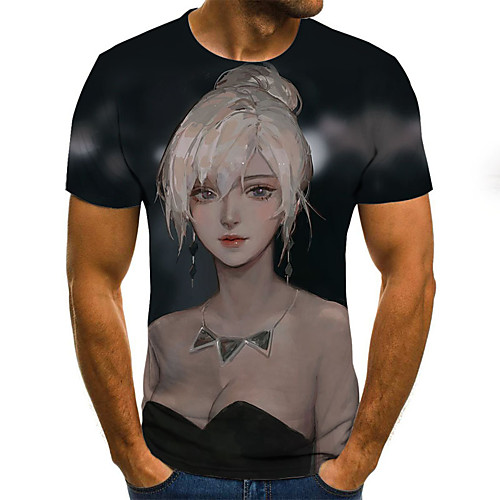 

Men's Daily Basic T-shirt - 3D Black