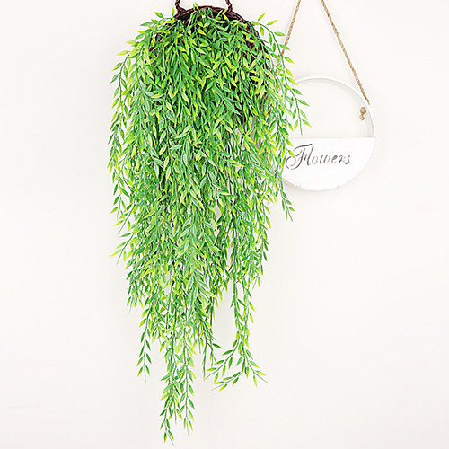 

искусственный зеленый лист украшения ротанга ивы листьев на стене свадебный завод фон отделка стен