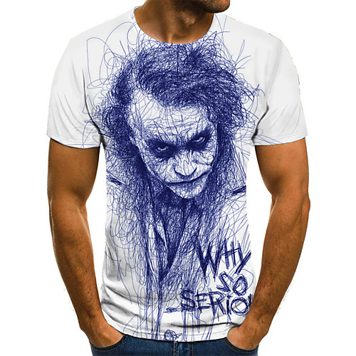 

Men's Daily T-shirt - 3D / Rainbow Blue
