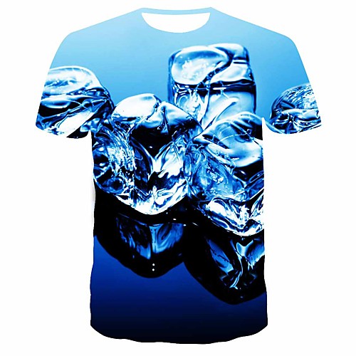 

Men's Daily T-shirt - 3D Rainbow