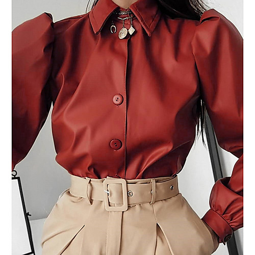 

Women's Daily Shirt - Solid Colored Black
