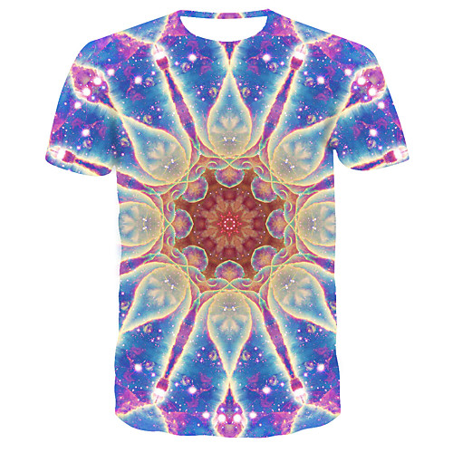 

Men's Daily T-shirt - 3D Print Purple