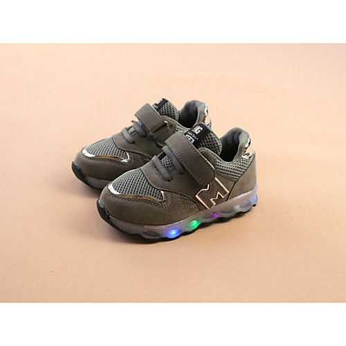 

Boys' / Girls' LED / Comfort / LED Shoes PU Sneakers Little Kids(4-7ys) / Big Kids(7years ) Black / Pink / Gray Fall / Winter