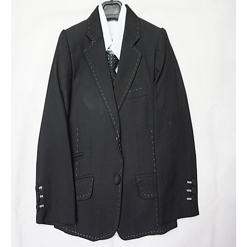 

Black Polyester Ring Bearer Suit - 1 Piece Includes Coat / Vest / Shirt