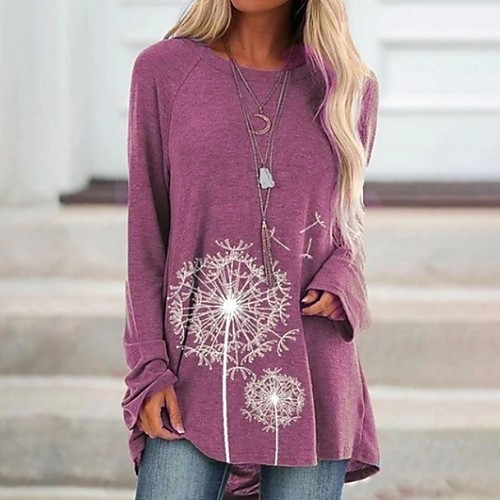 

Women's Basic Sweatshirt - Print Black S