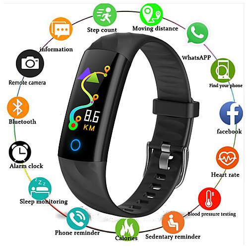 

Жен. электронные часы На каждый день Мода Черный Синий Красный силиконовый Цифровой Черный Лиловый Синий Защита от влаги Bluetooth Smart 30 m 1 комплект Цифровой