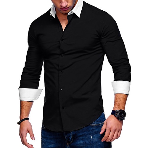 

Men's Daily Shirt - Solid Colored Black