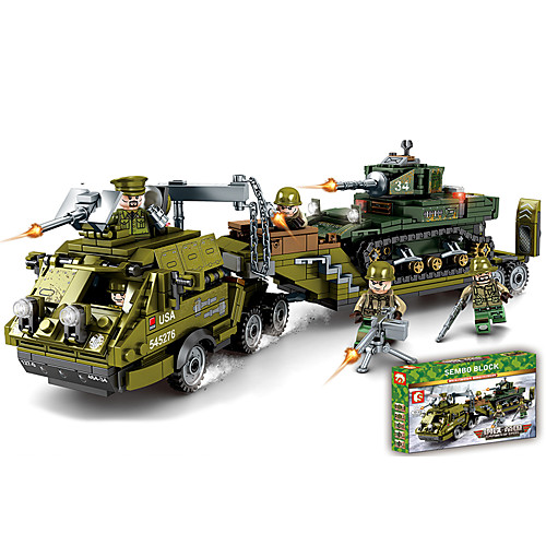 

Конструкторы 915 pcs Армия совместимый Legoing моделирование Военная техника Все Игрушки Подарок / Детские