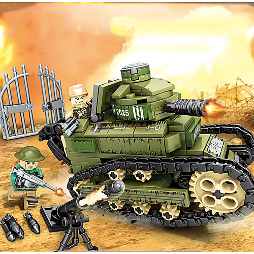 

Конструкторы 368 pcs Армия совместимый Legoing моделирование Танк Все Игрушки Подарок / Детские